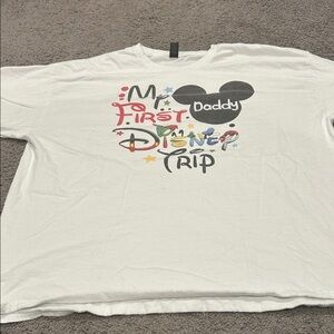 Disney White 'My First Disney Trip- Daddy” Tee